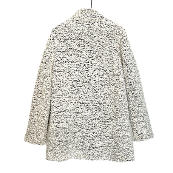 IRO Piacie Oversized White Snap Sherpa Jacket - Picture 5 of 10